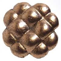 Emenee MK1085-ABB Home Classics Collection Small Cushion 1-1/8 inch x 1-1/8 inch in Antique Bright Brass buttons Series